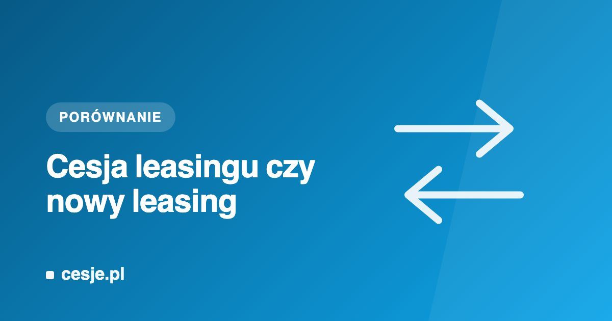 Grafika Cesje.pl - cesja leasingu czy nowy leasing