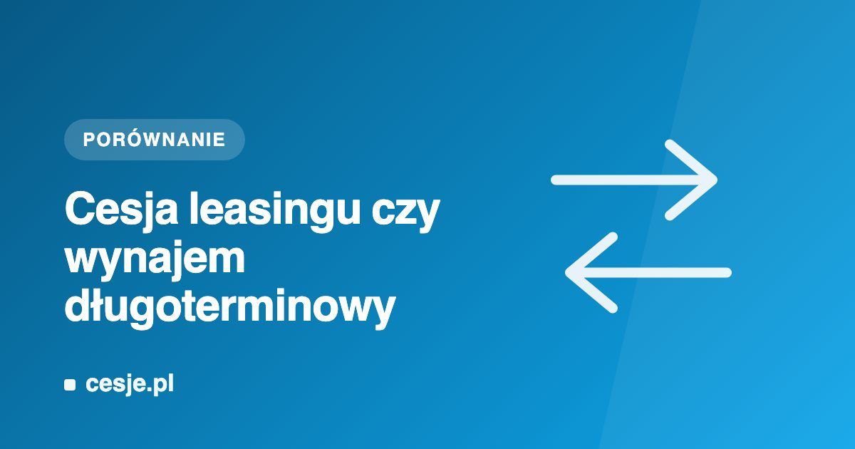 Grafika Cesje.pl - cesja leasingu czy wynajem długoterminowy